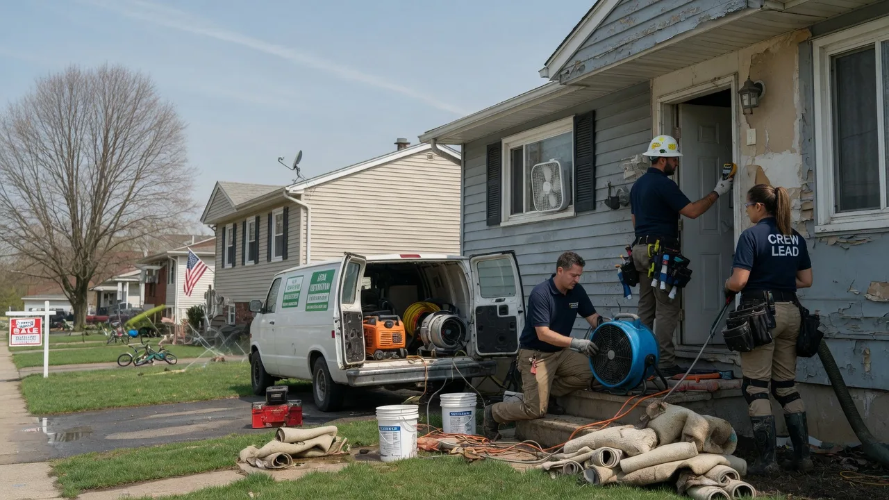Flood Cleanup in Belvidere, NJ near me